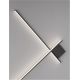 Aplice, corpuri de iluminat pentru pereti - Aplica de perete cu lumina ambientala LED Cross 80cm