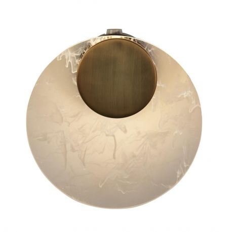 Iluminat pentru baie - Aplica de perete LED pentru baie IP44 Belle alama