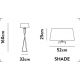 Lampadare - Lampadar/Lampa de podea design elegant Belle