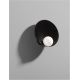 Aplice, corpuri de iluminat pentru pereti - Aplica de perete design modern Minim negru