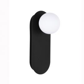 Aplice, corpuri de iluminat pentru pereti - Aplica de perete design modern Blob negru