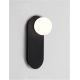 Aplice, corpuri de iluminat pentru pereti - Aplica de perete design modern Blob negru