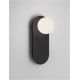 Aplice, corpuri de iluminat pentru pereti - Aplica de perete design modern Blob negru