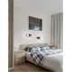 Aplice, corpuri de iluminat pentru pereti - Aplica de perete design modern Blob negru