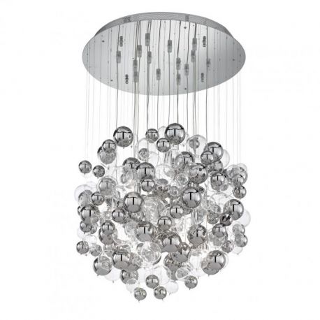Pendule, Lustre suspendate - Lustra BOLLICINE SP14 CROMO