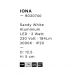 Aplice, corpuri de iluminat pentru pereti - Aplica de perete LED design modern ambiental Iona alb