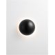 Aplice, corpuri de iluminat pentru pereti - Aplica de perete LED design modern ambiental Iona negru