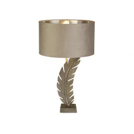Veioze - Veioza/Lampa de masa design lux elegant Belle argintiu/taupe