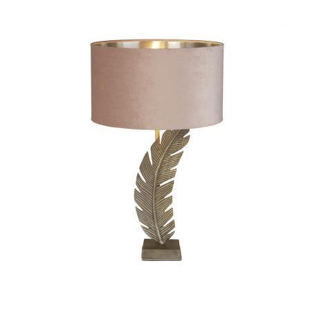 Veioze - Veioza/Lampa de masa design lux elegant Belle argintiu/roz