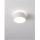 Plafoniere cu spoturi, Spoturi aplicate - Spot aplicat, Plafoniera LED Ozen alb, 14cm