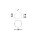 Plafoniere cu spoturi, Spoturi aplicate - Spot aplicat, Plafoniera LED Ozen negru, 14cm