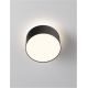 Plafoniere cu spoturi, Spoturi aplicate - Spot aplicat, Plafoniera LED Ozen negru, 14cm