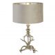Veioza/Lampa de masa design lux elegant Belle argintiu/taupe