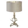 Veioza/Lampa de masa design lux elegant Belle argintiu/taupe
