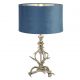 Veioza/Lampa de masa design lux elegant Belle argintiu/teal