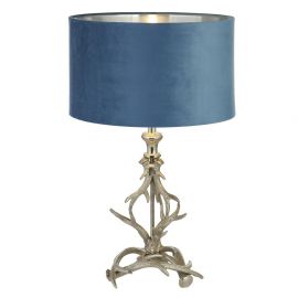 Veioze - Veioza/Lampa de masa design lux elegant Belle argintiu/teal
