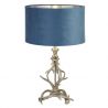 Veioza/Lampa de masa design lux elegant Belle argintiu/teal