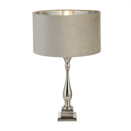 Veioze - Veioza/Lampa de masa design lux elegant Belle crom/taupe