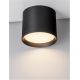 Plafoniere cu spoturi, Spoturi aplicate - Spot aplicat, Plafoniera LED Ziaza negru, 10cm