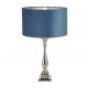 Veioza/Lampa de masa design lux elegant Belle crom/teal