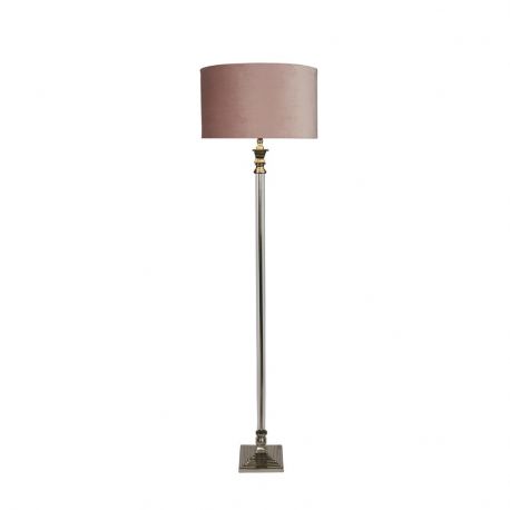 Lampadare - Lampadar/Lampa de podea design lux elegant Belle crom/roz