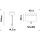 Lampadare - Lampadar/Lampa de podea design lux elegant Belle crom/roz