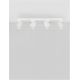 Plafoniere cu spoturi, Spoturi aplicate - Plafoniera cu 4 spoturi Amecy alb