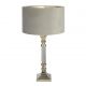 Veioza/Lampa de masa design lux elegant Belle crom/gri