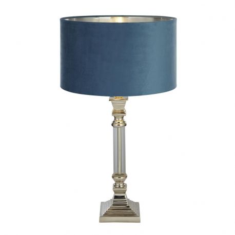 Veioze - Veioza/Lampa de masa design lux elegant Belle crom/teal