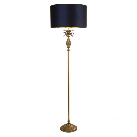 Lampadare - Lampadar/Lampa de podea design lux elegant Belle alama/navy