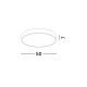 Plafoniere - Plafoniera LED Luster alb, 50cm
