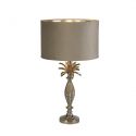 Veioza/Lampa de masa design lux elegant Belle argintiu/taupe