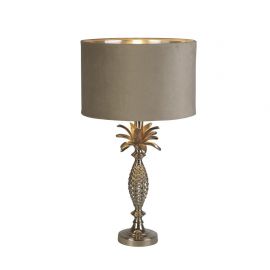 Veioze - Veioza/Lampa de masa design lux elegant Belle argintiu/taupe