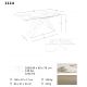 Mese extensibile - Masa extensibila deosebita design LUX Porcelain Marble 180-240cm