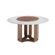 Mese dining - Masa rotunda deosebita design LUX Porcelain Marble 150cm