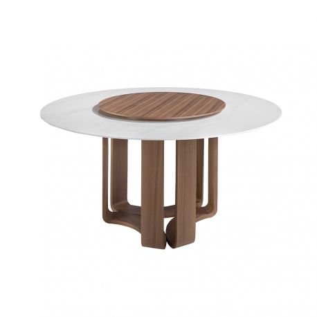 Mese dining - Masa rotunda deosebita design LUX Porcelain Marble 150cm