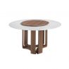Masa rotunda deosebita design LUX Porcelain Marble 150cm