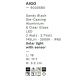 Aplice - Aplica LED solara iluminat exterior cu senzor de miscare IP65 AIGO