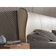 Paturi - Pat dublu tapitat design LUX Cream 180x200cm