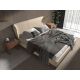 Paturi - Pat dublu tapitat design LUX Cream 180x200cm