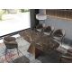 Mese extensibile - Masa extensibila deosebita design LUX Porcelain Marble 135-205cm