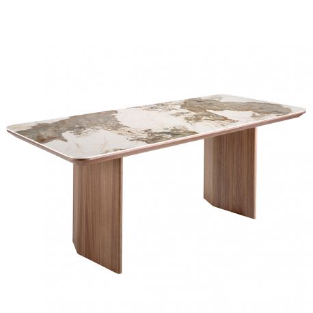 Mese dining - Masa deosebita design LUX Porcelain Marble 200x90cm