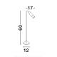 Corpuri de iluminat - Stalp LED iluminat exterior decorativ IP65 AETHER H-60cm
