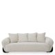 Canapele - Canapea design LUX Siderno, Seashell off-white
