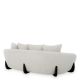 Canapele - Canapea design LUX Siderno, Seashell off-white