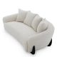Canapele - Canapea design LUX Siderno, Seashell off-white