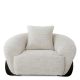 Fotolii - Fotoliu design LUX Siderno, Seashell off-white