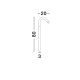 Corpuri de iluminat - Stalp LED iluminat exterior decorativ IP65 GLEAM H-80cm