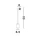 Corpuri de iluminat - Stalp LED iluminat exterior decorativ IP65 SELENE H-50cm