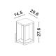 Aplice - Aplica de perete iluminat exterior decorativ IP65 PACIFIC
